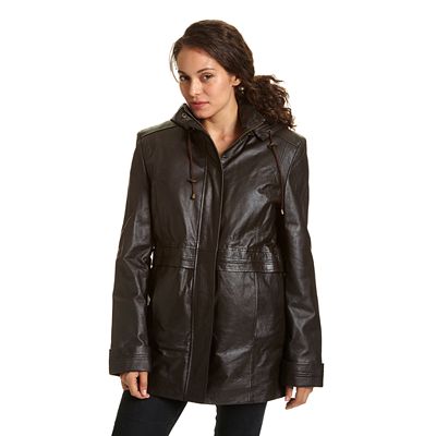 Leather coats at kohl's best sale