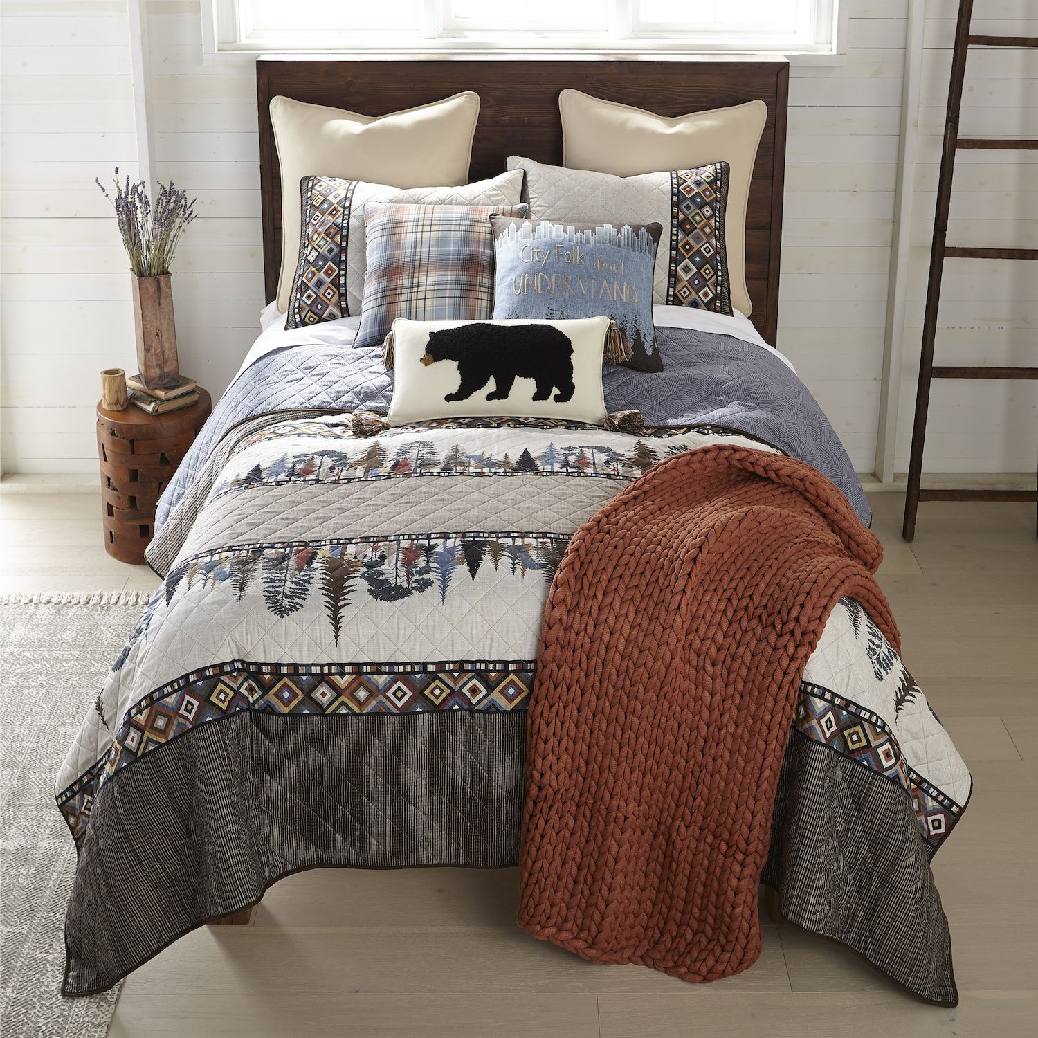 Image for Donna Sharp Retro Forest Quilt Set with Shams at Kohl's.