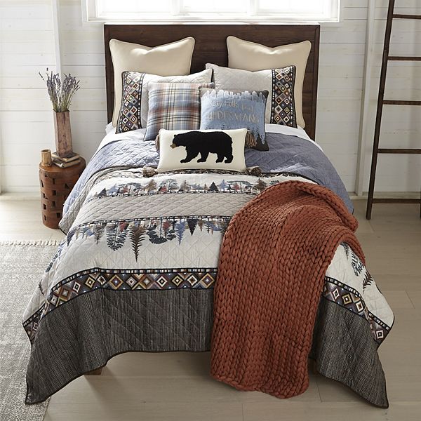 Donna Sharp Retro Forest Quilt Set with Shams