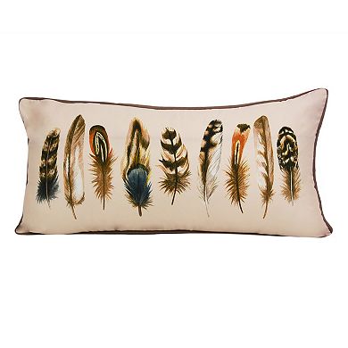 Donna Sharp Mohave Red Feather Pillow