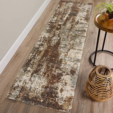 Addison Barkley Distressed Abstract Rug