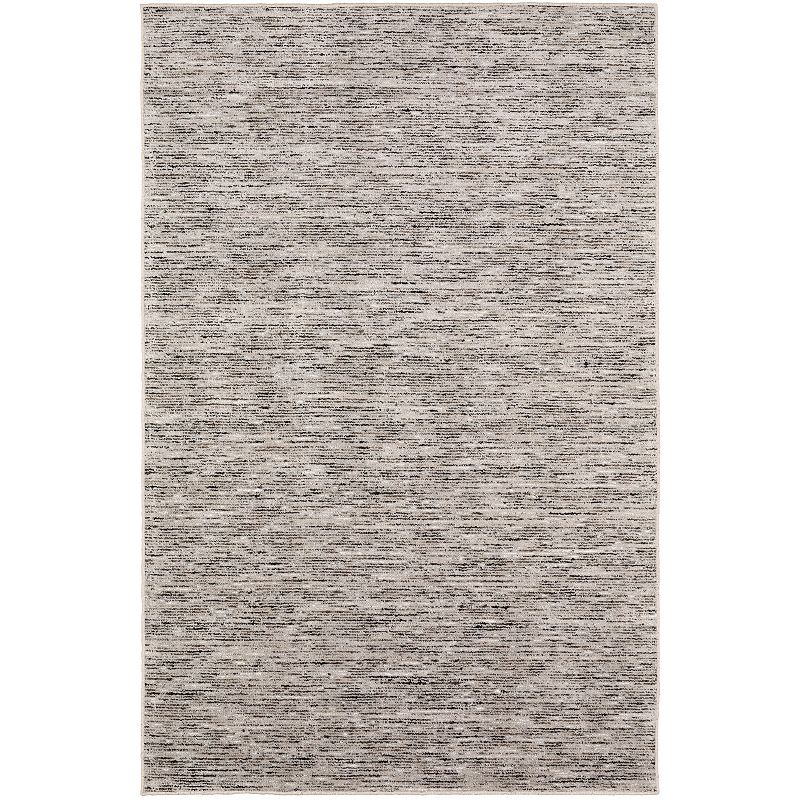 Addison Villager Active Solid Rug, Black, 8X10 Ft