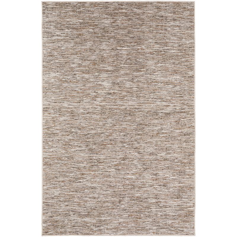 Addison Villager Active Solid Rug, Brown, 8X10 Ft