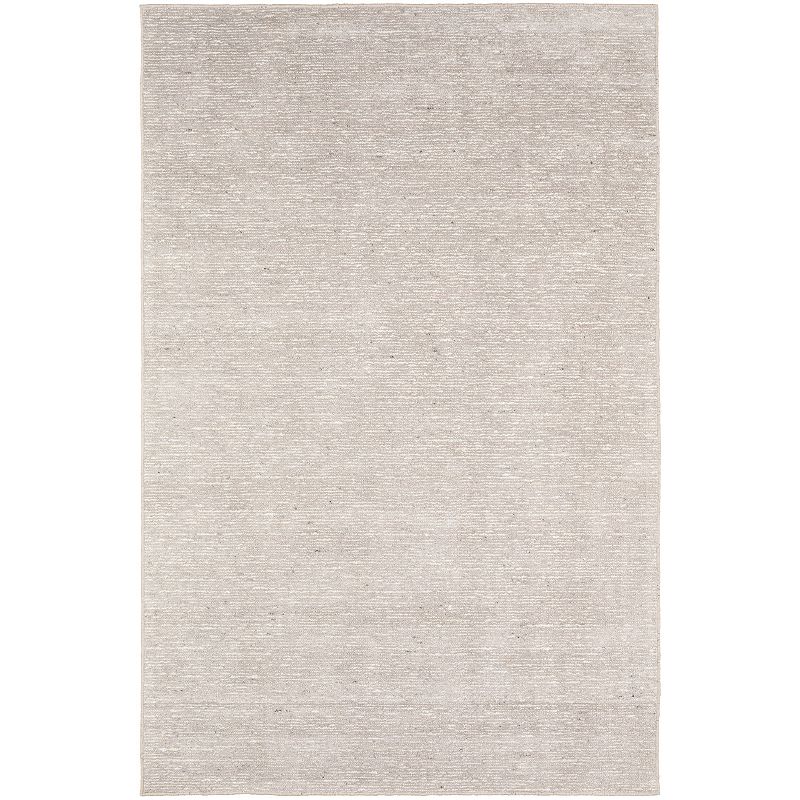 Addison Villager Active Solid Rug, White, 3.5X5.5 Ft