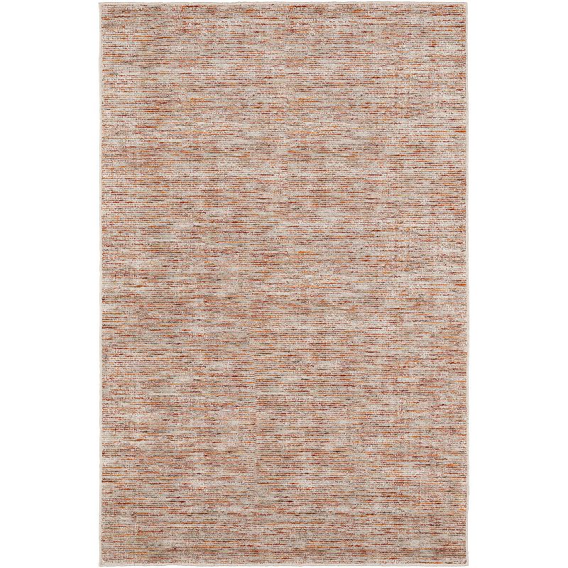 Addison Villager Active Solid Rug, Red, 8X10 Ft