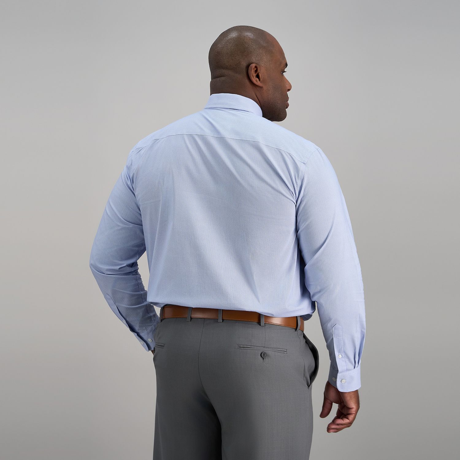 kohl's haggar dress shirt Big & Tall Haggar Wrinkle Free Classic Fit Dress Shirt