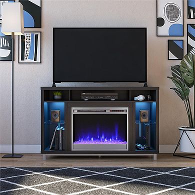 Ameriwood Home Lumina Fireplace TV Stand