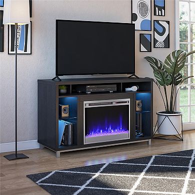 Ameriwood Home Lumina Fireplace TV Stand