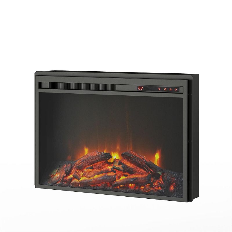 Ameriwood Home AltraFlame 18 x 18 Electric Fireplace Insert, Black