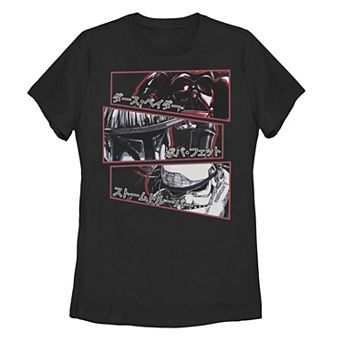 Juniors' Star Wars: Visions Stacked Panel Poster Tee