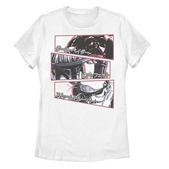 Juniors' Star Wars: Visions Stacked Panel Poster Tee