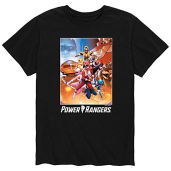 Men's Power Rangers Comic Cover Tee