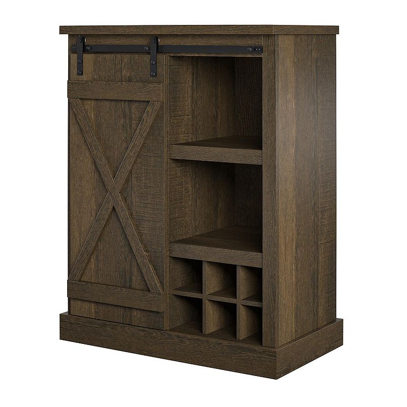 Ameriwood Home Knox County Bar Cabinet, Brown
