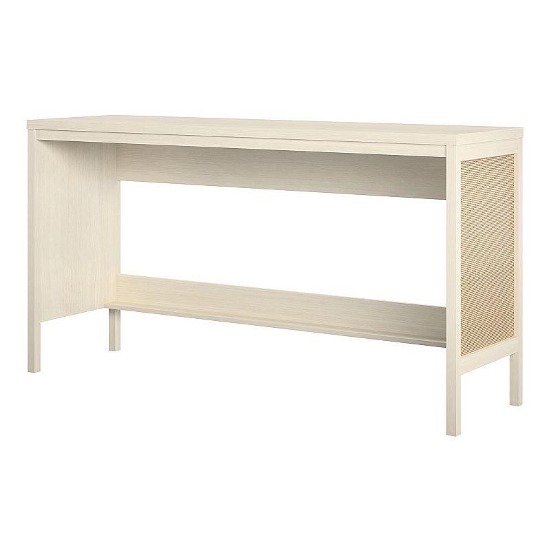 86446765 Ameriwood Home Lennon Console Table, Beig/Green sku 86446765