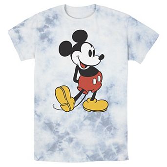 Disney's Mickey Mouse Men's Vintage Leg Kick Wash Tee