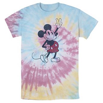 Men's Disney Mickey And Friends Mickey Mouse Plaid Shorts Wash Tee
