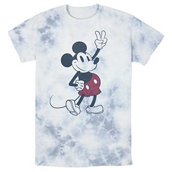 Men's Disney Mickey And Friends Mickey Mouse Plaid Shorts Wash Tee