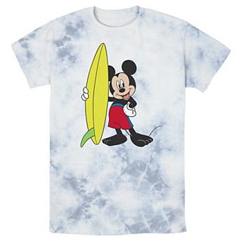 Men's Disney Mickey Mouse Surfer Outfit Wash Tee