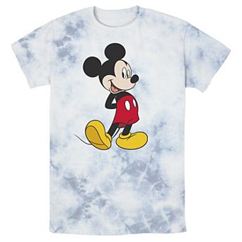 Disney's Mickey Mouse Men's Smiling Pose Wash Tee