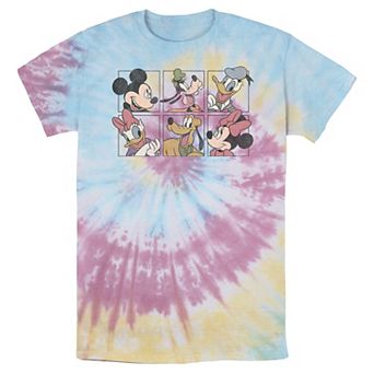 Men's Disney Mickey & Friends Classic Group Box Up Wash Tee