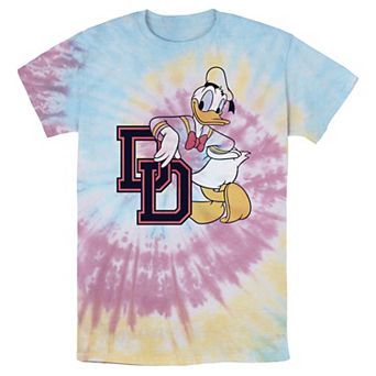 Men's Disney Mickey And Friends Donald Duck Varsity Portrait Wash Tee