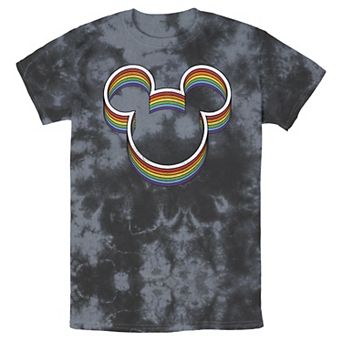 Disney's Mickey Mouse Rainbow Ears Men's Graphic Tee