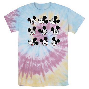 Men's Disney Mickey And Friends Mickey Mouse Faces Grid Wash Tee