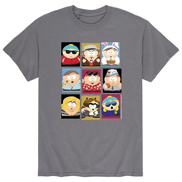 Men's South Park Faces Of Cartman Tee