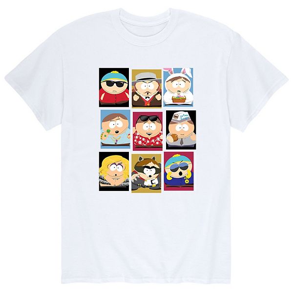 Men's South Park Faces Of Cartman Tee