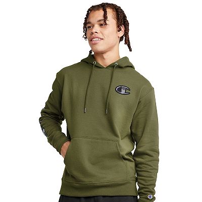 Green camo champion hoodie best sale