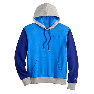 Men s Champion Colorblock Powerblend Fleece Hoodie