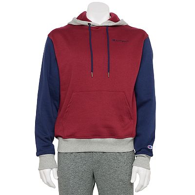Men s Champion Colorblock Powerblend Fleece Hoodie