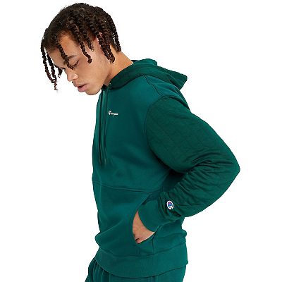 Men s Champion Quilted Fleece Hoodie