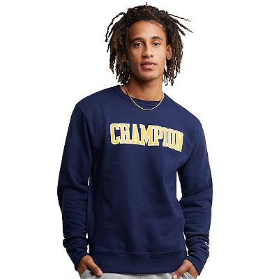 Men s Champion Powerblend Fleece Crew Sweatshirt