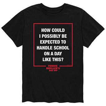 Men's Ferris Buellers Day Off Tee