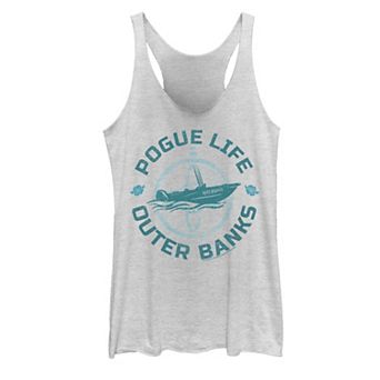 Juniors' Outer Banks Rogue Life Blue Hue Portrait Graphic Tank Top