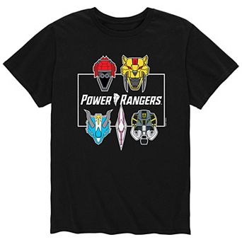 Men's Power Rangers Zord Faces Tee
