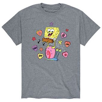 Men's SpongeBob Gary Candy Hearts Hearts