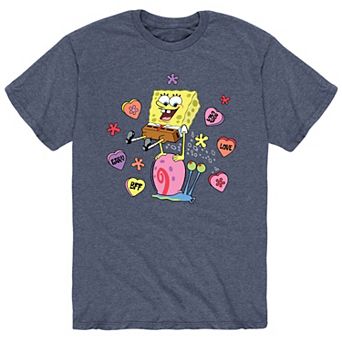 Men's SpongeBob Gary Candy Hearts Hearts
