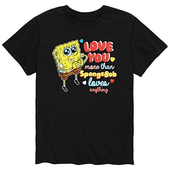 Men's SpongeBob SquarePants Heart Glasses Tee