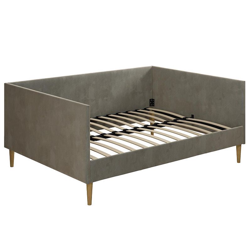 Atwater Living Francis Mid-Century Modern Full Daybed, Grey