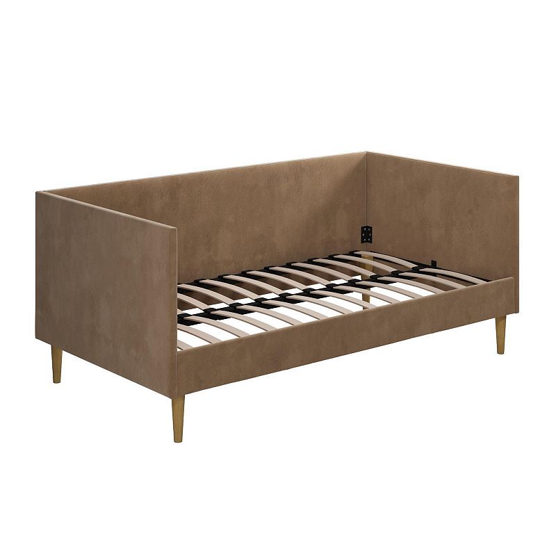 Atwater Living Francis Mid-Century Modern Full Daybed, Grey, Twin