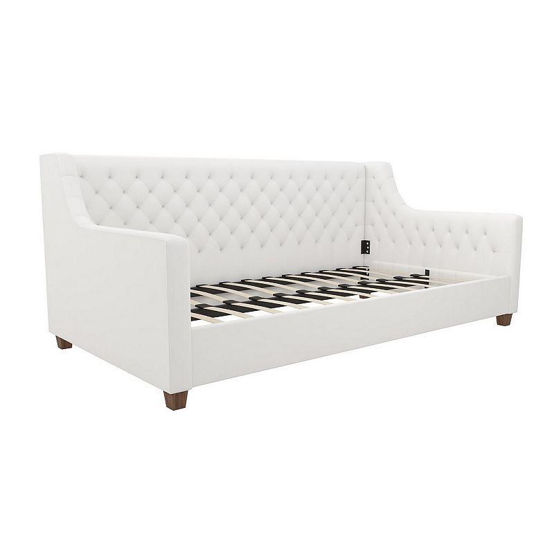 29407657 Atwater Living Jacob Upholstered Tufted Twin Daybe sku 29407657