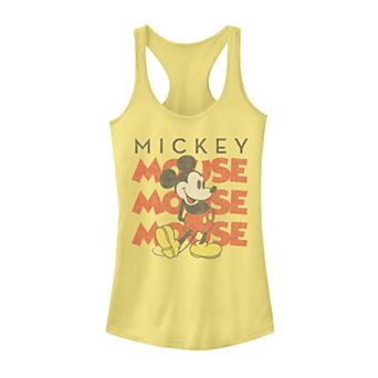 Disney's Mickey and Friends Mickey Mouse Juniors' Racerback Graphic Tank Top