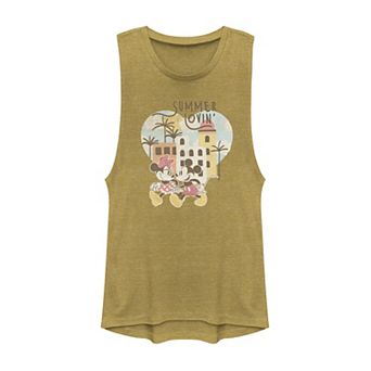 Disney's Mickey & Minnie Summer Lovin' Beach Vibes Juniors' Muscle Tank Top