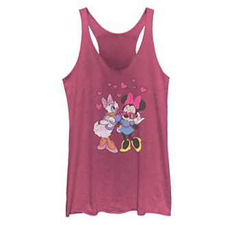 Disney's Mickey And Friends Minnie Mouse & Daisy Duck Juniors' Racerback Tank Top