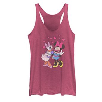 Disney's Mickey And Friends Minnie Mouse & Daisy Duck Juniors' Racerback Tank Top