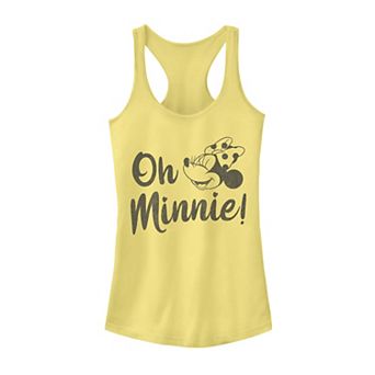 Disney's Mickey Mouse And Friends "Oh Minnie!" Juniors' Racerback Tank Top