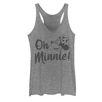 Disney's Mickey Mouse And Friends "Oh Minnie!" Juniors' Racerback Tank Top