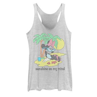 Disney's Mickey And Friends Minnie Mouse "Sunshine On My Mind" Juniors' Racerback Tank Top